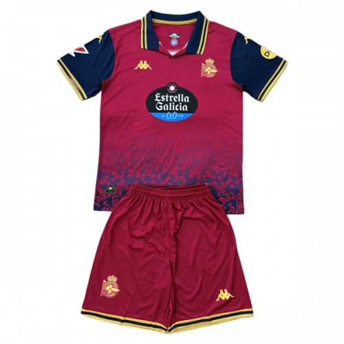 Fotballtrøye Deportivo de La Coruna Bortedrakt 2025-26 Kortermet - Barn(+ Shorts) Fotballtrøye Deportivo de La Coruna Bortedrakt 2025-26 Kortermet - Barn(+ Shorts)